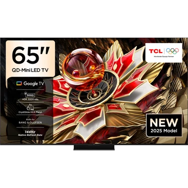 TCL 65Q7C 65" 165 Ekran Uydu Alıcılı 4K Ultra HD MiniLED Google
