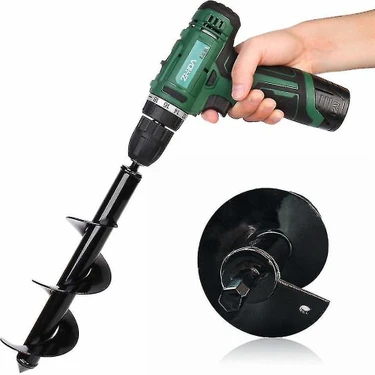 Rekotools-Matkap Ucu Burgu Aparatı Toprak Delici Gübre Tohum Karıştırıcı Fide Dikme Aparatı Matkap