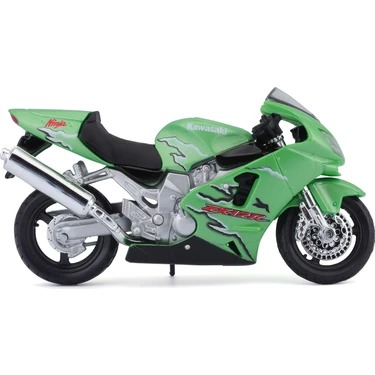 1:18 Kawasaki Ninja ZX-12R Model Motor Metalik Yeşil 31300 Fiyatı