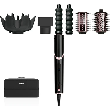 Shark Flexstyle 5-In-1 Saç Kurutma & Şekillendirme Sistemi 1600 W 3 Kademe Hız Ayarı ve Difüzör
