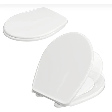 Klozet Kapağı Termoplastik Yavaş Kapanan Oval