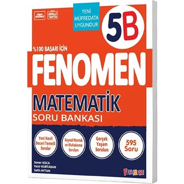 Gama Yayınları Fenomen 5. Sınıf Fenomen Matematik B Soru Bankası Fenomen