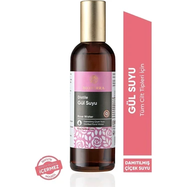 Bioterra Gül Suyu 100 ml Doğal İçerikli Normal Ciltler için Besleyici ve Canlandırıcı