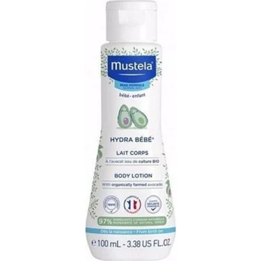 Mustela Bebekler için Nemlendirici Vücut Losyonu - E ve F Vitaminleri, Shea Yağı ve Organik Avokado