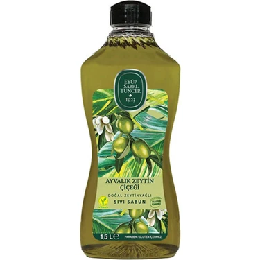 Eyüp Sabri Tuncer 1,5lt Ayvalık Zeytin Çiçeği  Sıvı Sabun Doğal