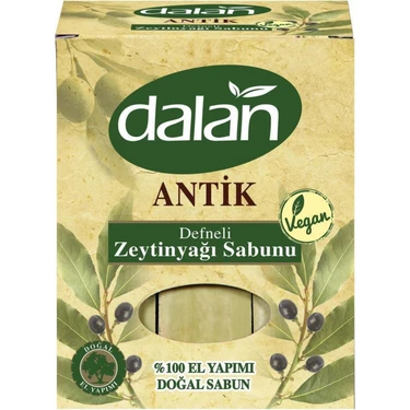 Dalan Antik Zeytinyağlı Doğal Sabun - Defne Kokulu, 900 g, Bitkisel İçerik, Cilt Dostu, Geleneksel