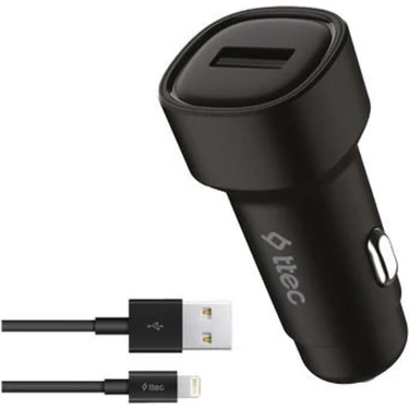 Ttec SmartCharger 2.4A Araç Şarj Aleti + Lightning Kablo