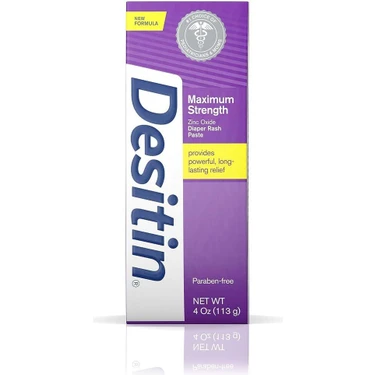 Desitin Original %40 Çinko Oksit Pişik Kremi - Aloe Vera ve E Vitamini ile Zenginleştirilmiş