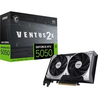 Msı VGA Geforce Rtx 5050 8g Ventus 2x Oc RTX5050 8gb Gddr6 128B DX12 Pcıe 5.0 X16 (3xdp