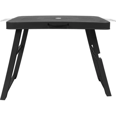 Pikas Büyük Boy Katlanabilir Taşıma Kulplu Portatif Plastik Kamp ve Balkon Sehpası ( 68X48X55 cm