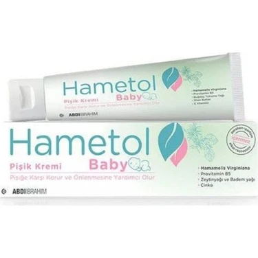 Hametol Baby Pişik Önleyici Krem 30 ml Hamamelis Özü Provitamin B5 Hassas Ciltlere