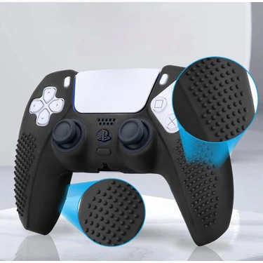 Ps5 Dualsense Uyumlu Ultra Kalite Yumuşak Silikon Kılıf – Gamepad Joystıck