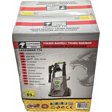 Catpower 716 210 Bar Yüksek Basınçlı Yıkama Makinesi 2500W Fiyatı