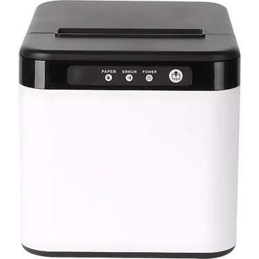 Zywell ZY-Q821 Termal Fiş Yazıcı Usb&Ethernet Bağlantı Teknolojisi ile Siyah-Beyaz-Gri