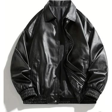 Oversize Unisex Vintage Deri