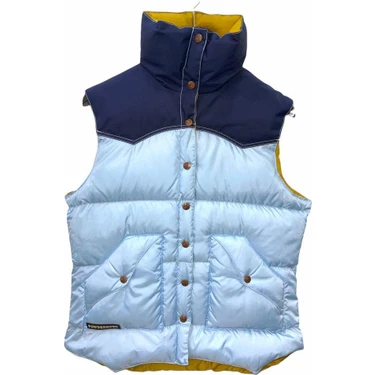 Powderhorn The Original Kadın Yelek Mavi Renkli Premium Kaz Tüyü ile Şık ve