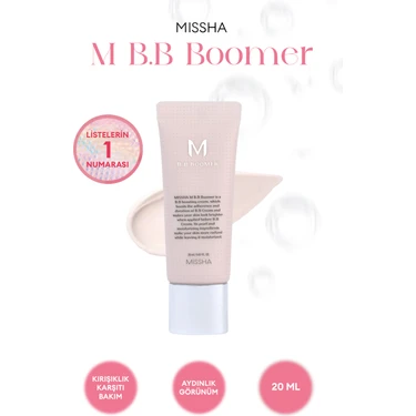 MISSHA M B.B Boomer 20 ml Kırışıklık Karşıtı Makyaj Bazı Işıltılı ve Aydınlık Görünüm