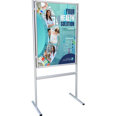 B1 70X100 Ayaklı Tek Taraflı Poster ve Bilgi Panosu Info Fiyatı