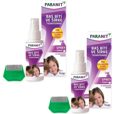 Paranit 100 ml Bit Spreyi 2 Adet Etkili Baş Biti ve Sirke Tedavisinde Kullanım