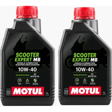 Scooter Expert MB 10W-40 4t 2 Adet 1 Litre Motosiklet Yağı (Üretim Yılı:
