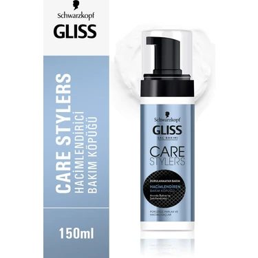 Gliss Care Stylers Hacim Artırıcı Doğal Tutuşlu Saç Bakım ve Şekillendirme Köpüğü 150
