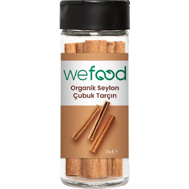 Wefood Organik Seylon Tarçın Çubuk 20 gr