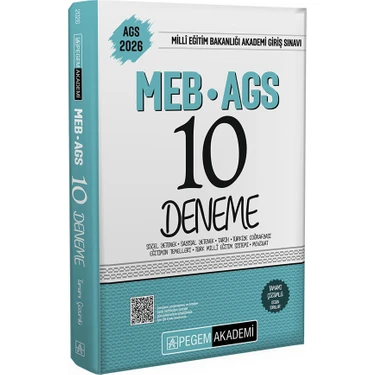 Pegem Akademi Yayıncılık Pegem Akademi 2026 Meb Ags Tamamı Çözümlü 10 Deneme Mesleki Hazırlık
