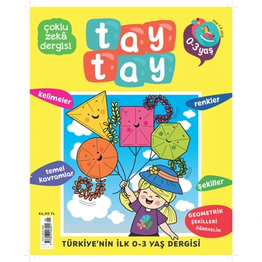 Turkuvaz Dergi Tay Tay Çocuk Dergisi Sayı 5 2025 Yayın Tarihli Ciltli Türkiye Menşeli Normal