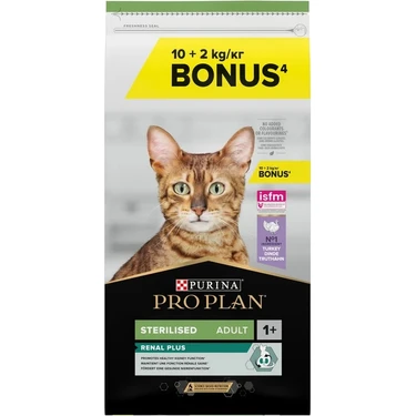 Pro Plan Sterilised Hindili Kısırlaştırılmış Kedi Maması 12
