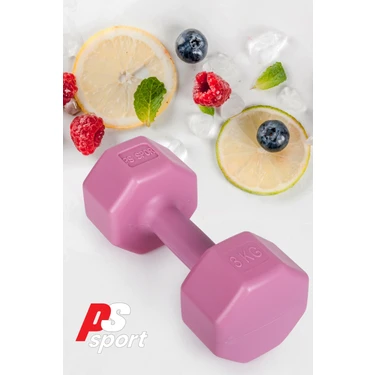 Psspor 2 Adet 3kg Pembe Renk Dambıl Seti ( 2 Adet 3kg Gönderim