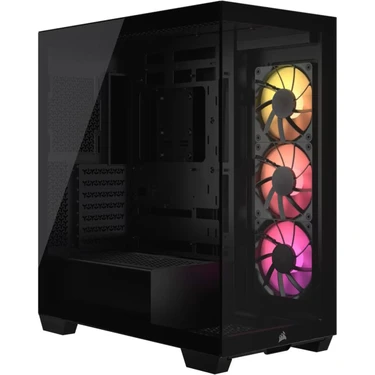 Corsair 3500X Argb Siyah 4X120MM Fan Temperli Cam USB 3.2 RM850E 850W 80+ Gold Güç Kaynağı Mid