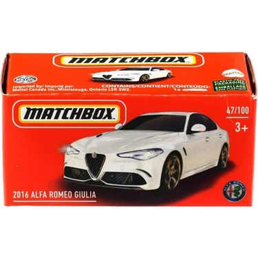 Matchbox - 2016 Alfa Romeo Giulia - Beyaz (1/64) Fiyatı