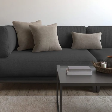 Demor Home Soft Series Açık Gri Kırlent, Yastık