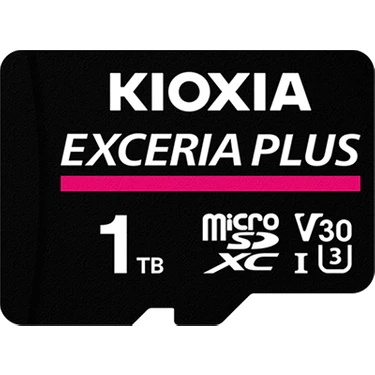 Kioxia Exceria Plus LMPL1M001TG2 Class 10 Uhs-I U3 A1 V30 1 Tb Micro Sd