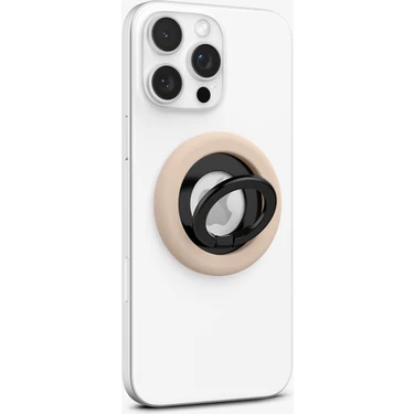 Spigen NanoPop MagFit Apple iPhone için Manyetik Telefon Tutucu & Stand MagSafe özellikli Ring