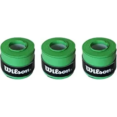 Wilson Comfort Bowl O'grips Yeşil Tenis Raketi Gribi 3 Adet Rahat Kullanım İçin Özel