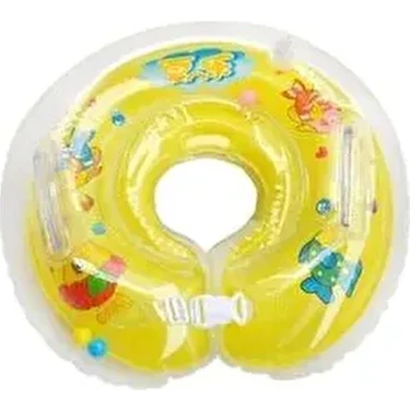 Bestway 3 Renkli Bebek Boyun Simidi 40 Cm Sarı Renkli 1+ Yaş İçin Eğlenceli Havuz