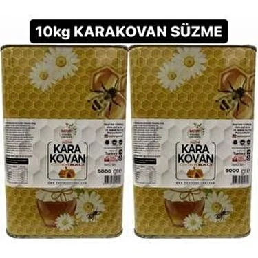 Baştan Yöresel 10KG Karakovan Süzme Bal 2 Adet 5kg Tenekede Türkiye Menşeli Doğal