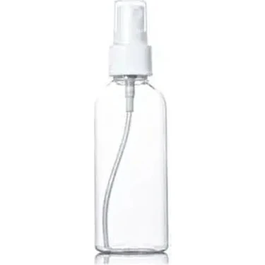 50 Adet Boş Sprey Şişesi 50 ml Sprey Başlıklı Pet Plastik Parfüm ve Kolonya