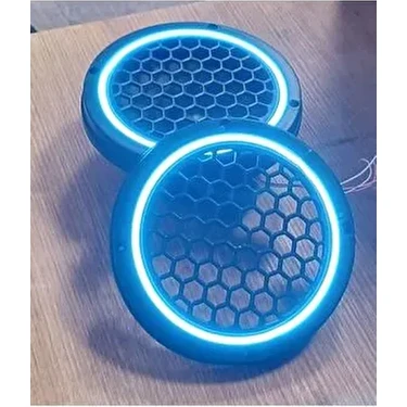 16CM Buzmavisi Neon Işıklı Hoparlör ve Midrange Kapağı 1takım