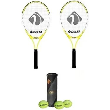 2 Adet Max Joys 19 Inç Çocuk Tenis Raketi + 2 Adet Tenis Çantası +  3 Adet Expert Seviye Maç