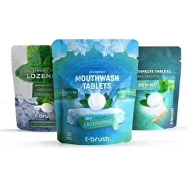Koruyucu ve Ferahlatıcı Ağız Çalkalama Tableti Mentol ve Nane Aromalı Pastil Ekstra Ferah