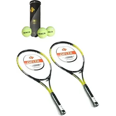 2 Adet Fallo 27 Inç L2 Grip Yetişkin Tenis raketi + 2 Adet Tenis Çantası + 3 Adet Prof. Maç