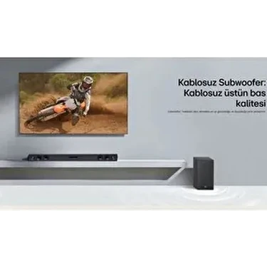 LG Ev Sinema Sistemi Soundbar 300W 2.1 Kanal ,Optik, USB , Bluetooth  Akıllı Bağlantı ile Kablosuz
