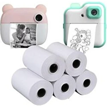 Torima 5li Set Termal Fotoğraf Kağıdı Tüm Mini Makinalara ve Cmr-14-15-18-20-21-33