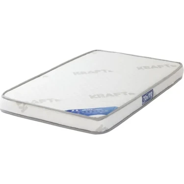Kraft Comfort Sünger Oyun Parkı Yatağı 10 x 70 x 120 cm Beyaz Renkli Ergonomik Yapı ile