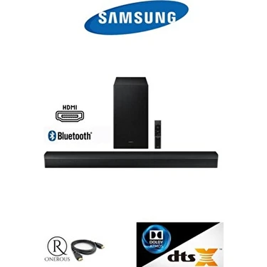 Soundbar 370 Waat 3.1 Kanal  Kristal Netliğinde Diyaloglar ve Derin Baslarla Mükemmel