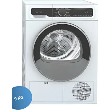 Profilo Profılo 9 kg Kapasiteli Isı Pompalı Çamşır Kurutma Makinesi A+ Enerji Sınıfı Kırışıklık