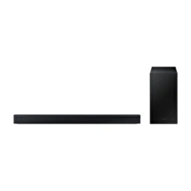 Samsung Sesin Gücünü Keşfedin 2.1 Kanal Soundbar Siyah Renkli Güçlü Ses