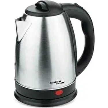 General Home 1.8 Litre Elektrikli Gizli Rezistans Çelik Kettle Şık ve Güvenli Su